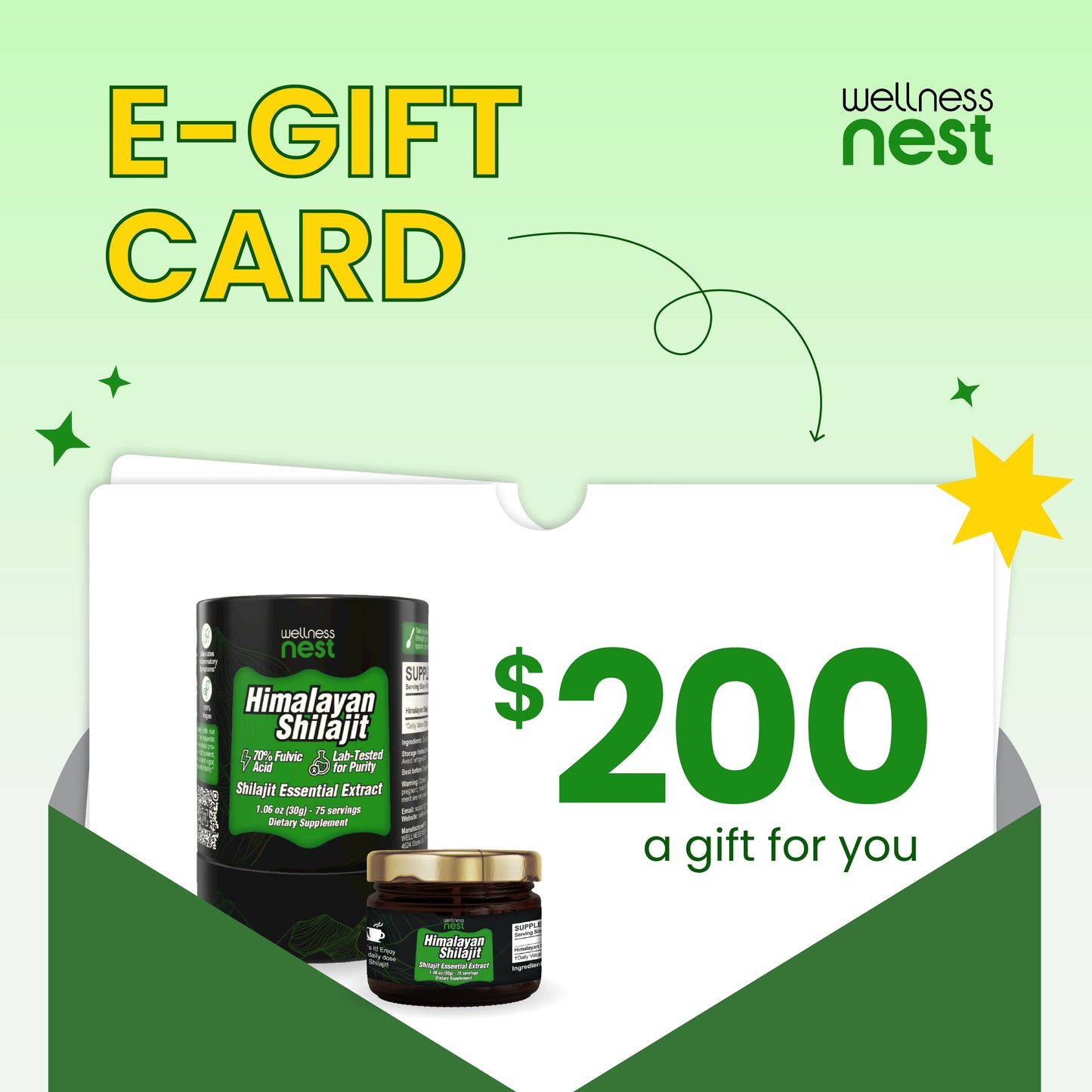 Wellness Nest E-gift Card - Path to Old Remedy, New Vitality