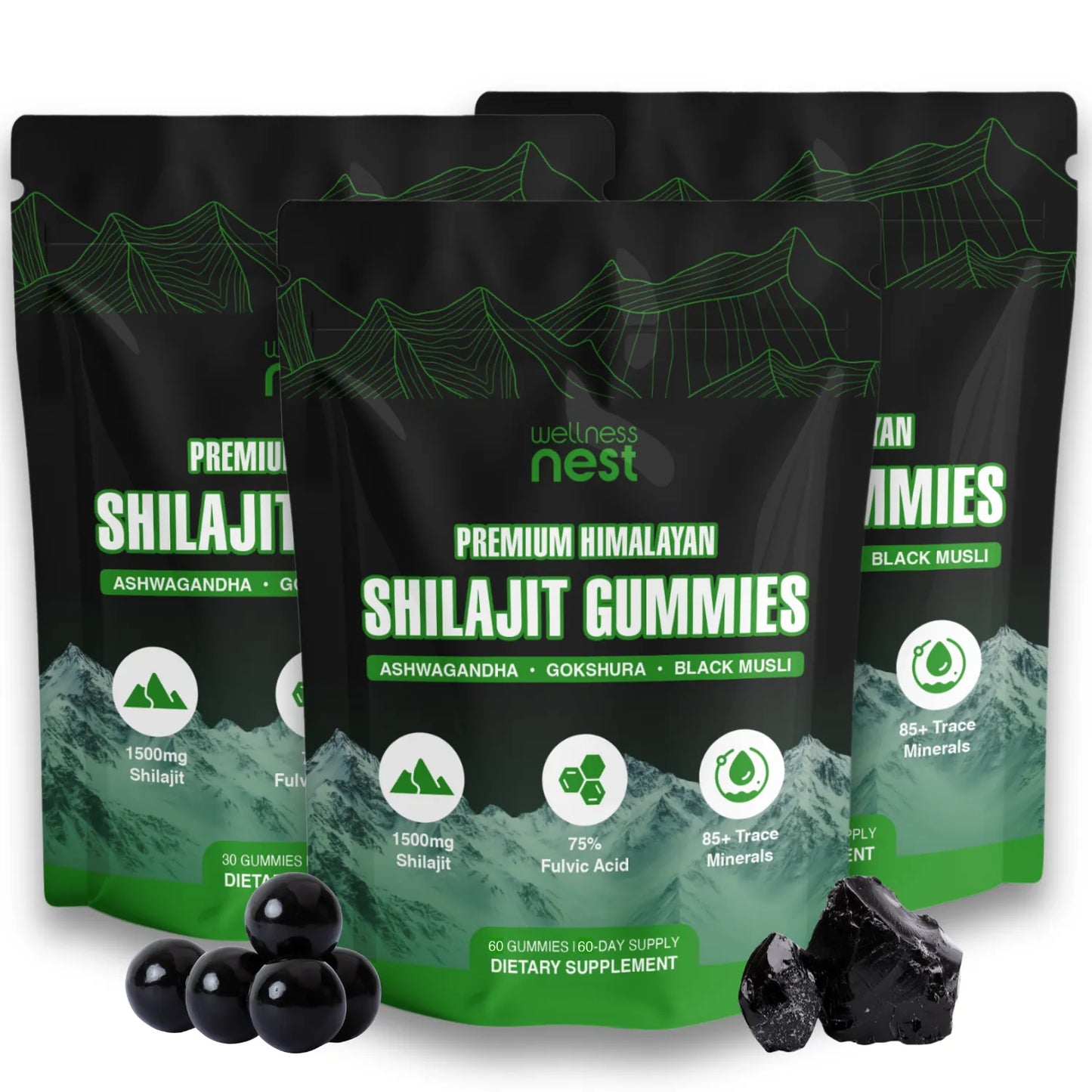 Caramelle gommose allo Shilajit puro