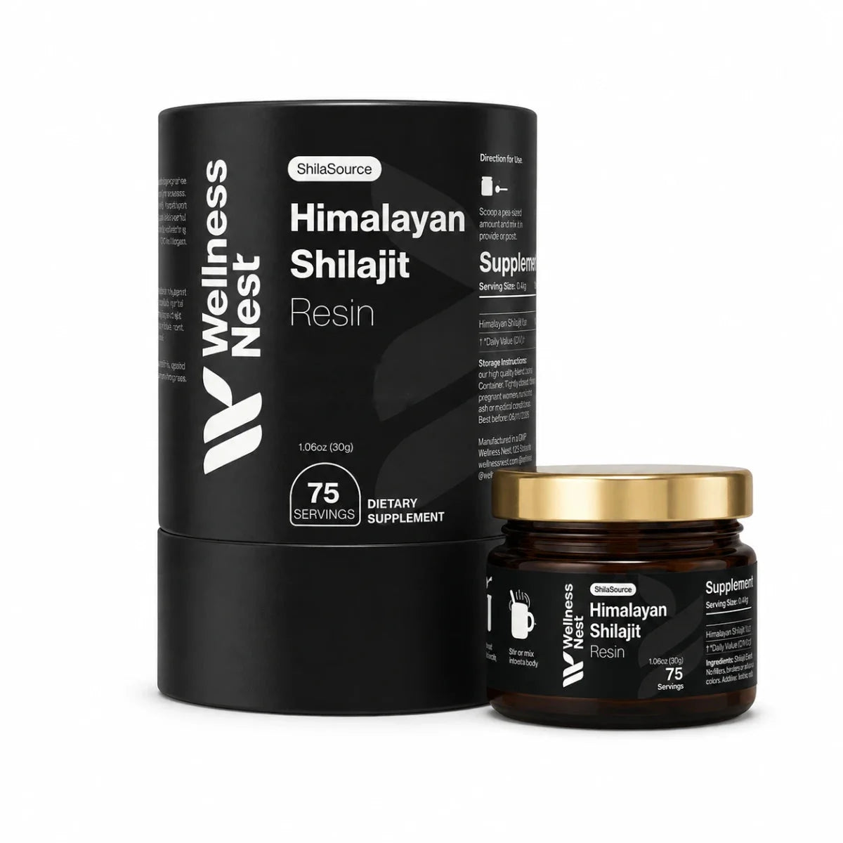ShilaSource Himalayan Shilajit Resin