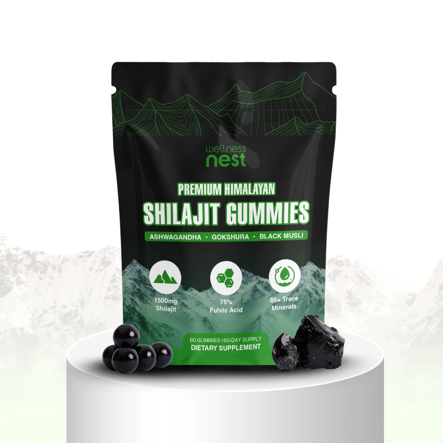 Čisté Šilajit Gumy pro Ženy