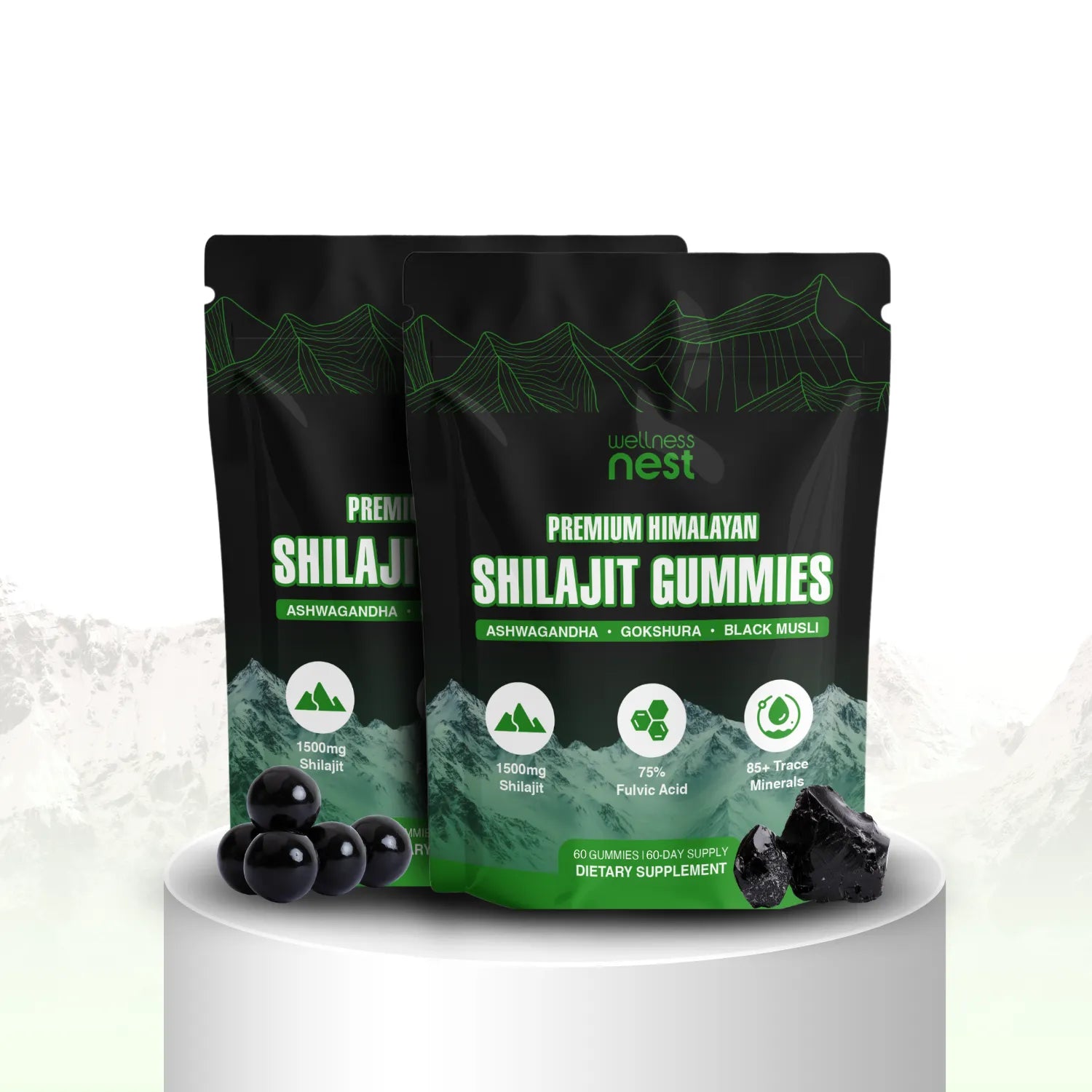 Čisté Šilajit Gumy pro Ženy