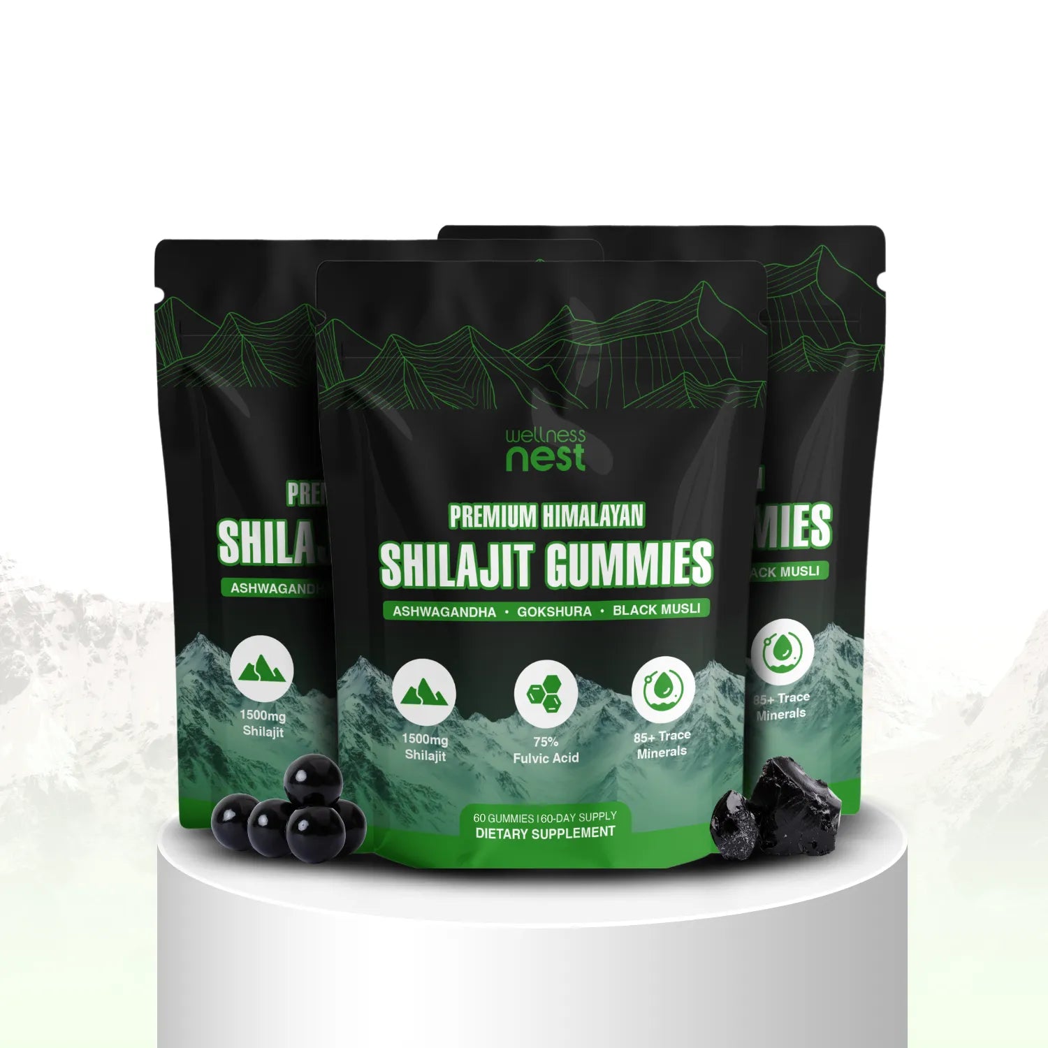 Čisté Šilajit Gumy pro Ženy