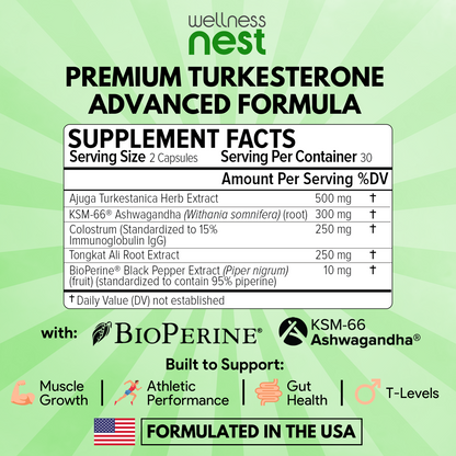 Premium Turkesterone Advanced Formula - Wellness Nest