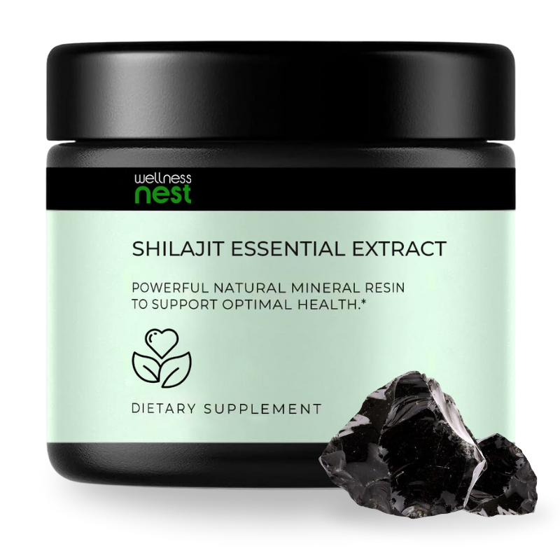 Shilajit Pure Himalayan Organic | Himalayan Shilajit Resin For Men Energy, Brain Health Support Supplement | Lab-Tested with Fulvic Acid & 85+ Minerals