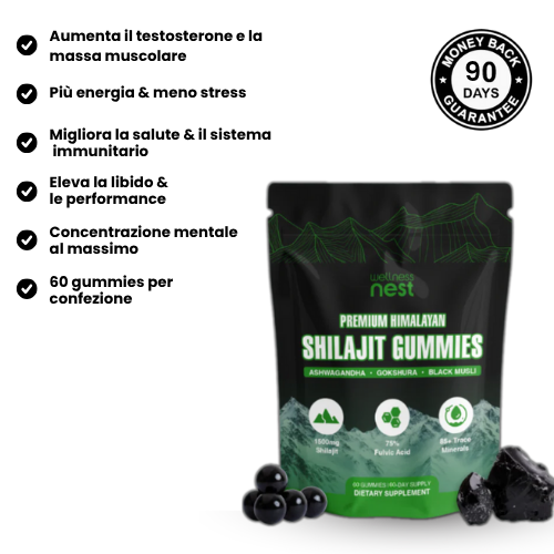 Caramelle gommose allo Shilajit puro