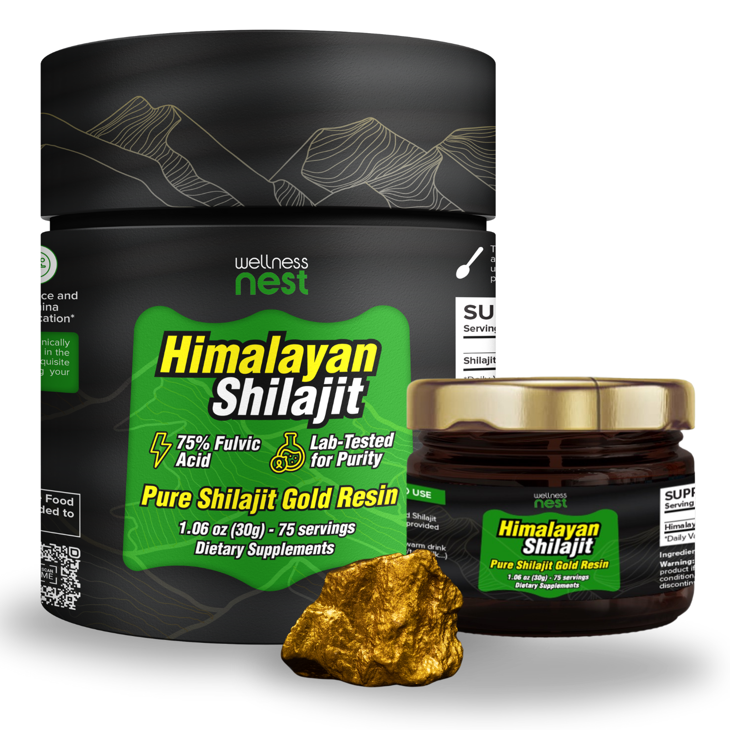 Gold Grade Pure Himalayan Shilajit Resin