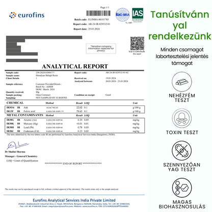 Prémium himalájai Shilajit gumivitaminok