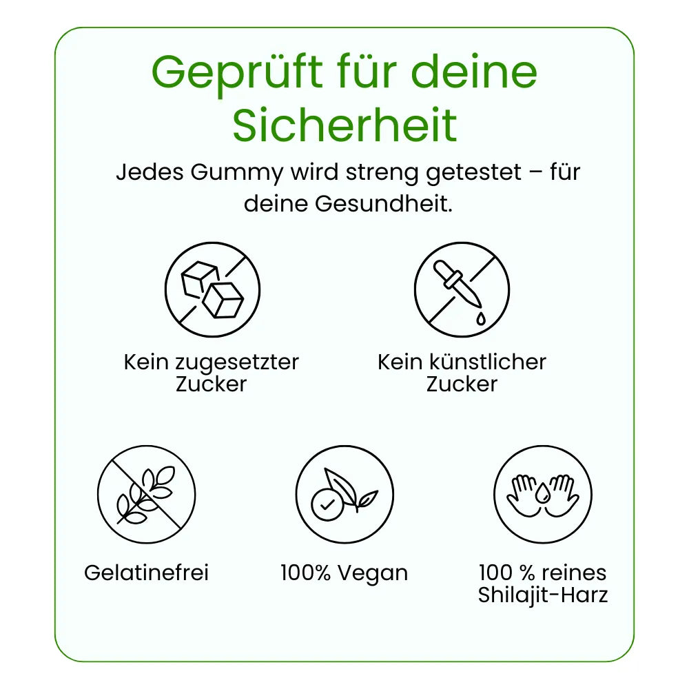 Premium Himalaya Shilajit Gummibärchen