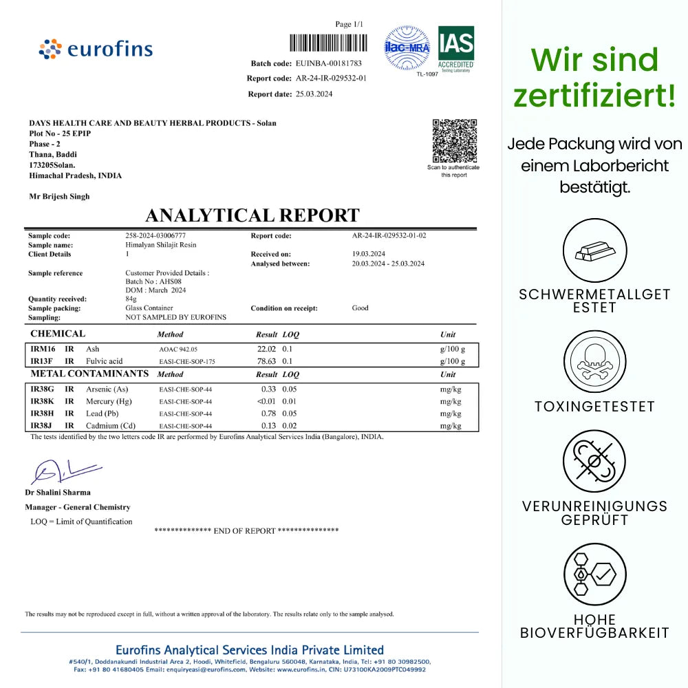Premium Himalaya Shilajit Gummibärchen
