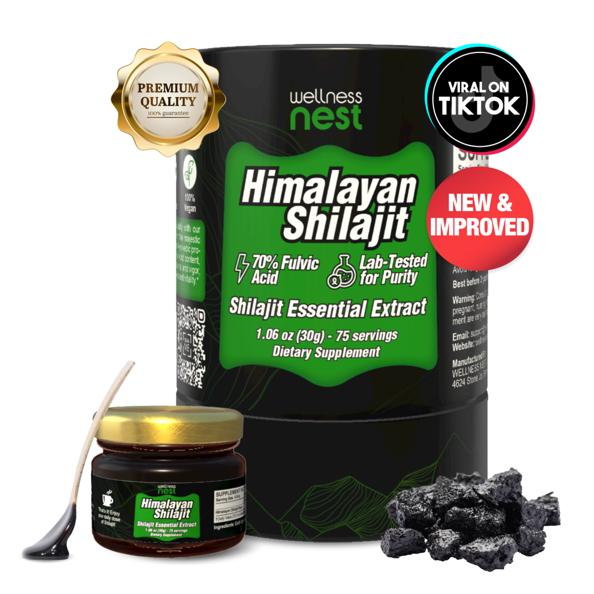 Shilajit Essential Extract 2025 - Wellness Nest