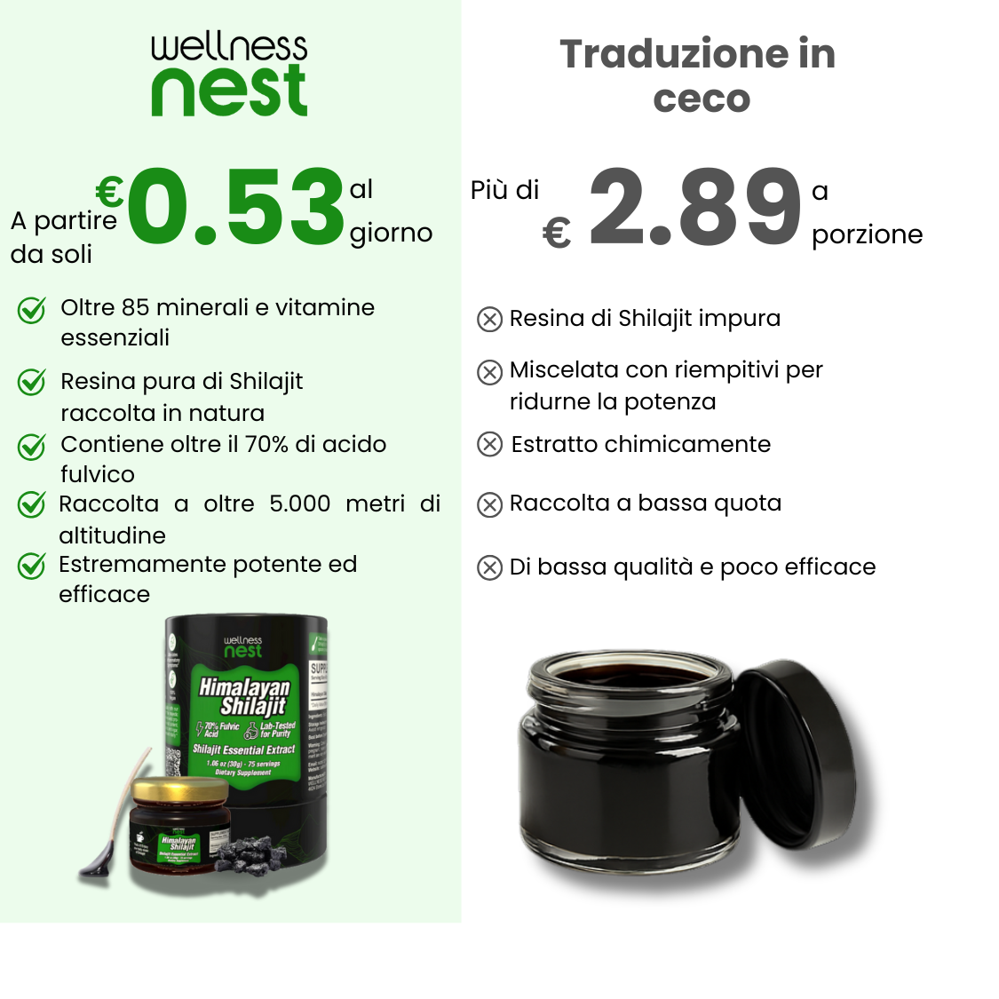 Shilajit Estratto Concentrato