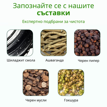 Премиум хималайски Шиладжит гумени бонбони