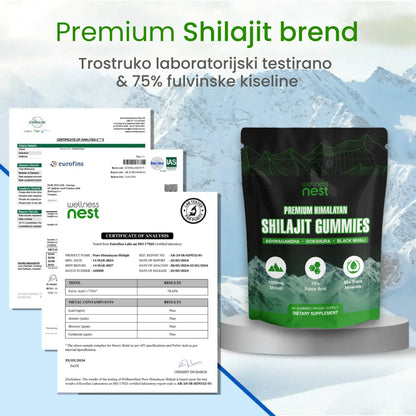 Premium Himalajske Shilajit Gumene Bombone