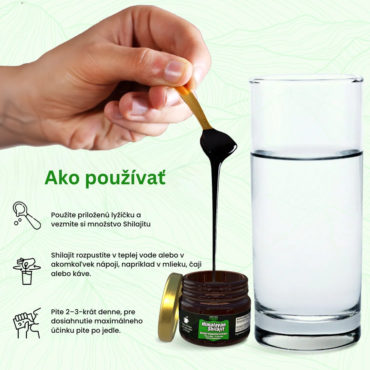 Esenciálny extrakt Shilajit