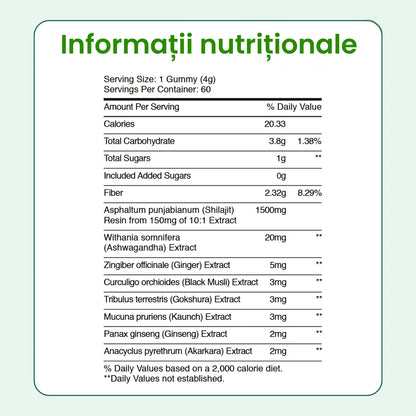 Jeleuri Premium Shilajit din Himalaya