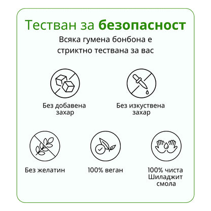 Премиум хималайски Шиладжит гумени бонбони