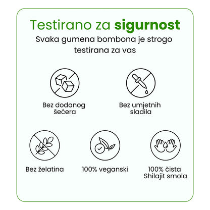 Premium Himalajske Shilajit Gumene Bombone