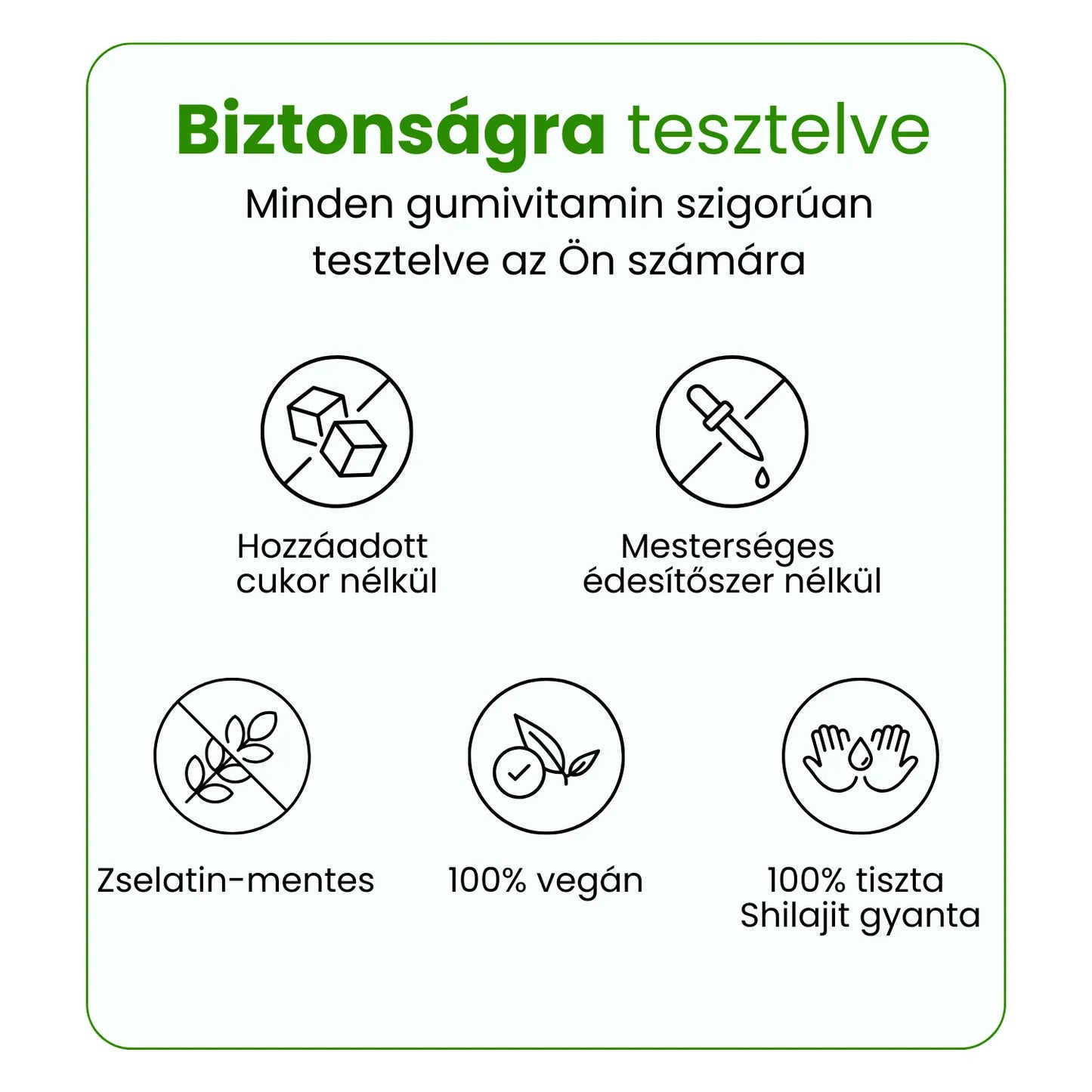 Prémium himalájai Shilajit gumivitaminok