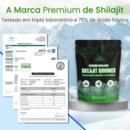Gomas Premium de Shilajit do Himalaia