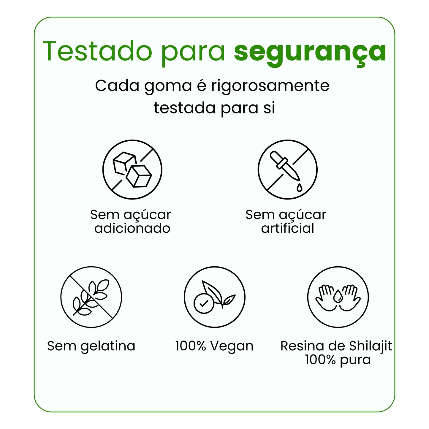 Gomas Premium de Shilajit do Himalaia