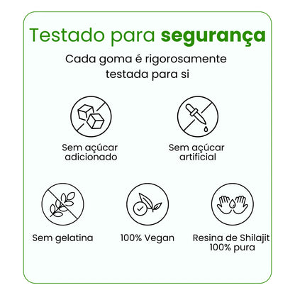 Gomas Premium de Shilajit do Himalaia