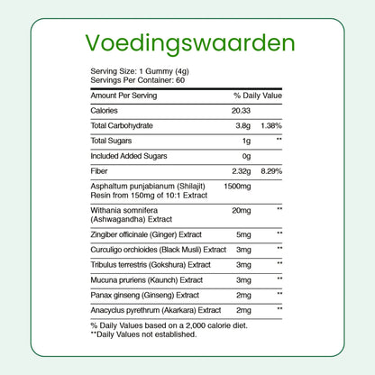 Zuivere Shilajit Gummies