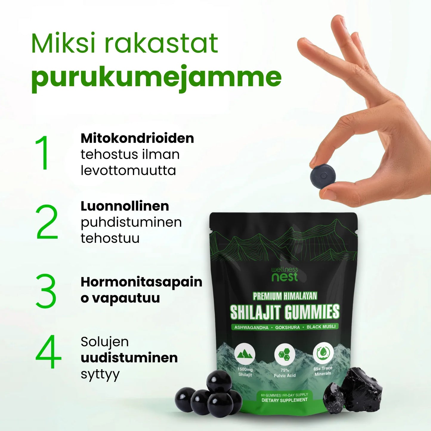 Premium Himalajan Shilajit-Kumikarkit