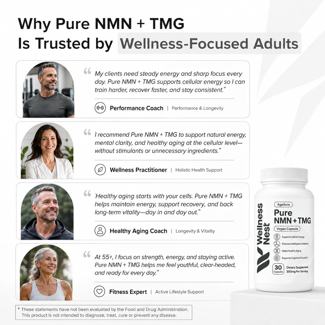 AgeAura Pure NMN + TMG-01