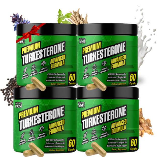 Buy 3 Get 1 Free - Premium Turkesterone Advanced Formula