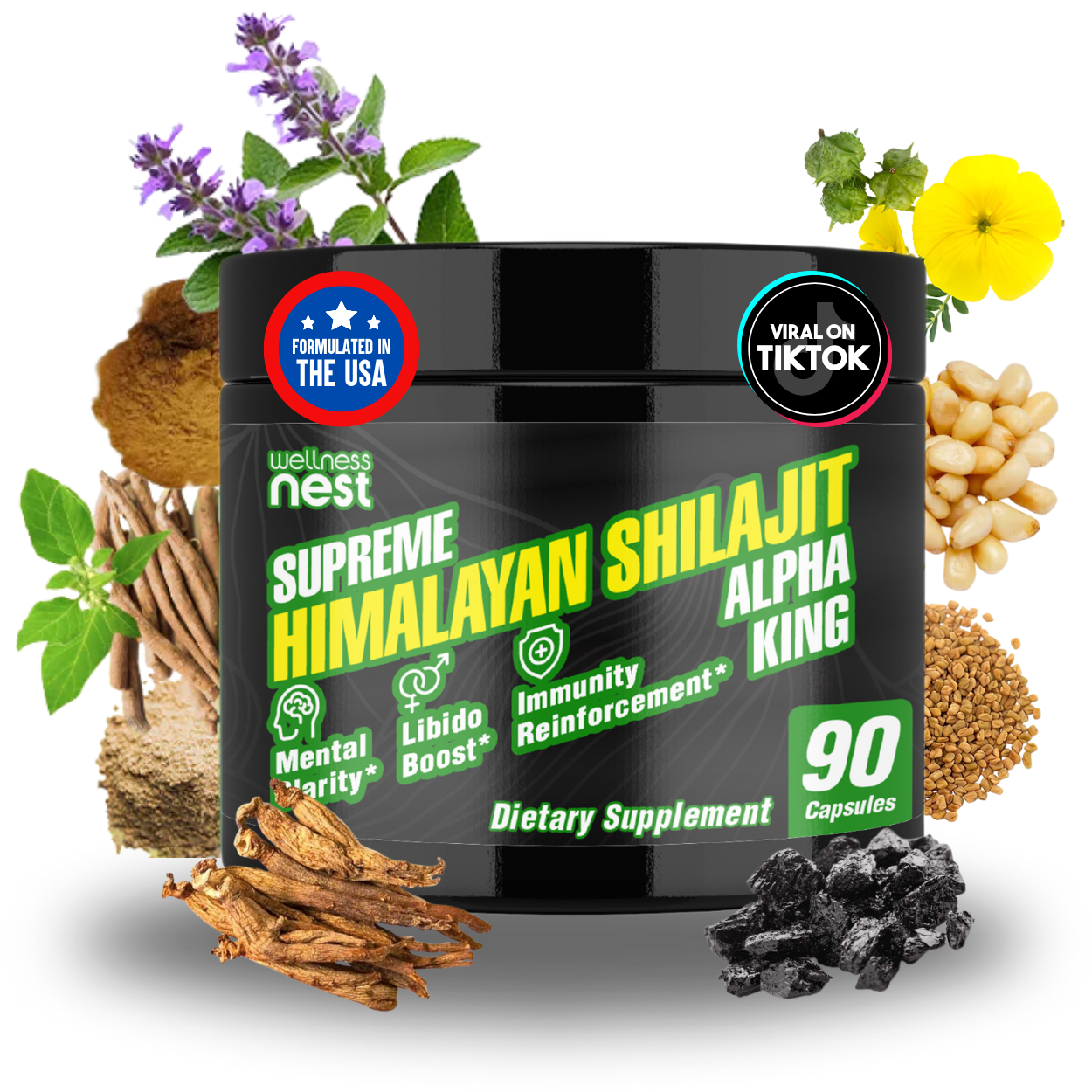 Premium Shilajit Alpha King – Wellness Nest