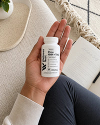 AgeAura Pure NMN + TMG bottle lifestyle