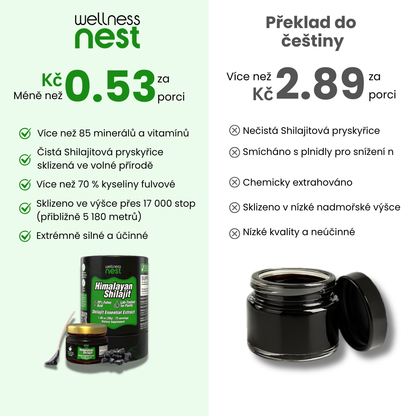 Esenciální extrakt Shilajit