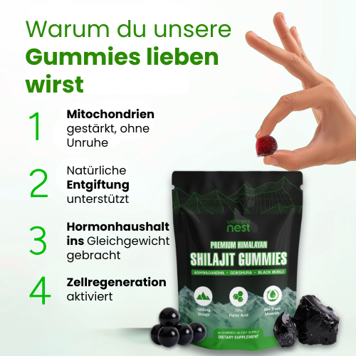 Premium Himalaya Shilajit Gummibärchen