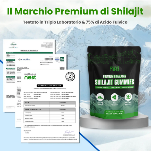 Caramelle gommose allo Shilajit puro