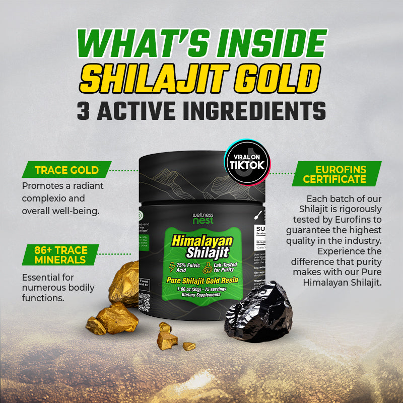 Peak Shilajit Gold with Saffron & Haritaki