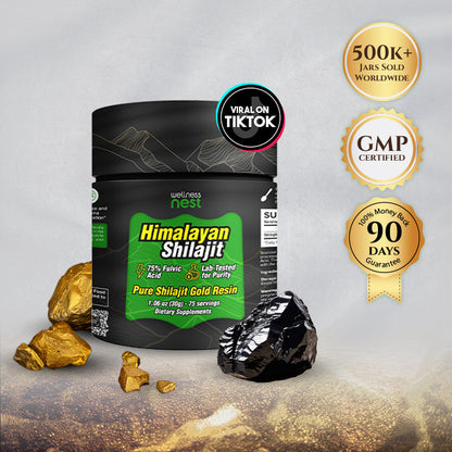 Himalayan Pure Shilajit Gold Resin - Wellness Nest