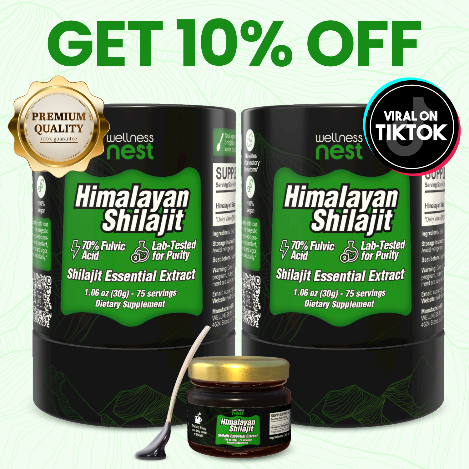 Shilajit Essential Extract Subscription - Wellness Nest