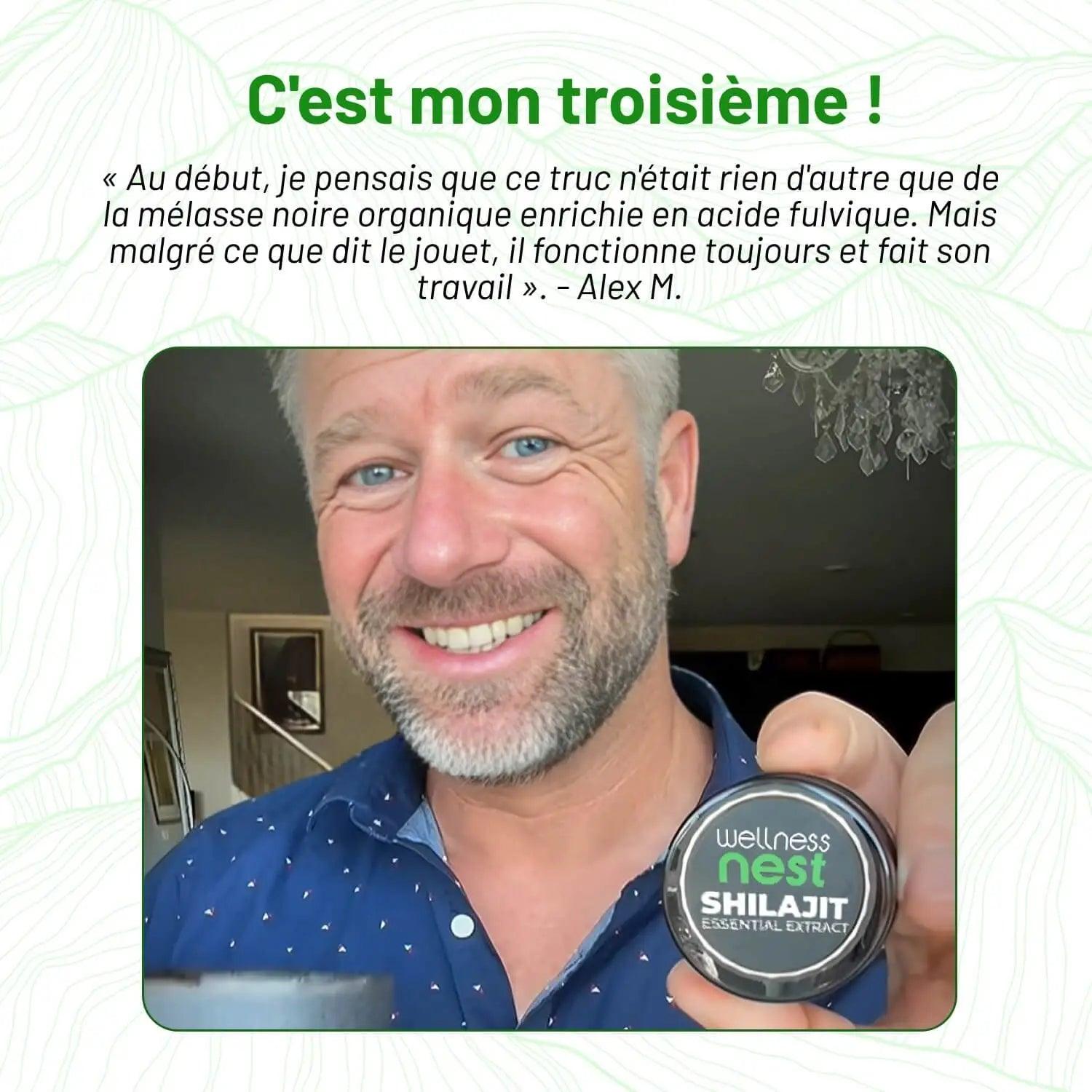 Extraits de Shilajit à base d'eau - Wellness Nest