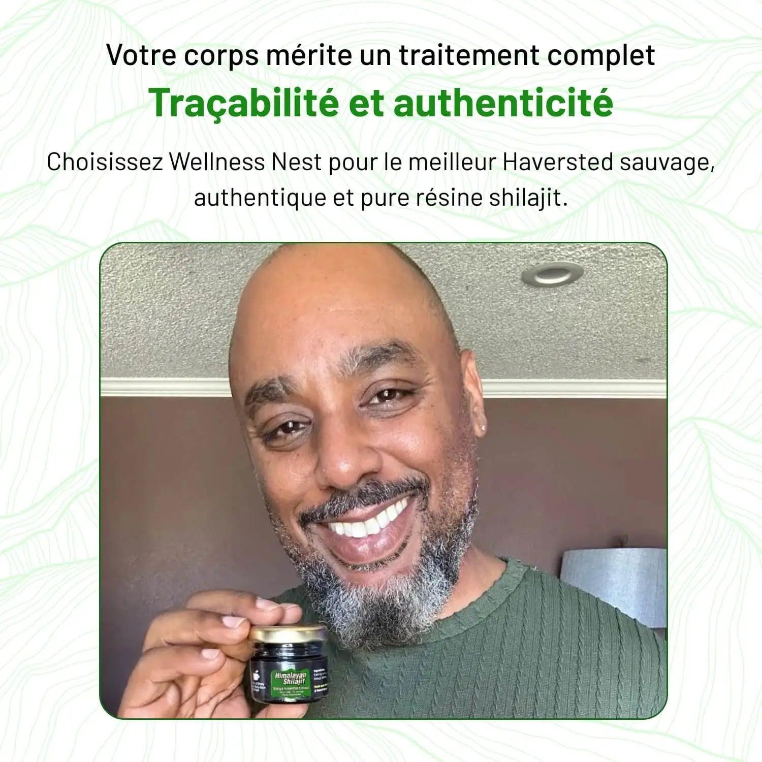 Extraits de Shilajit à base d'eau - Wellness Nest