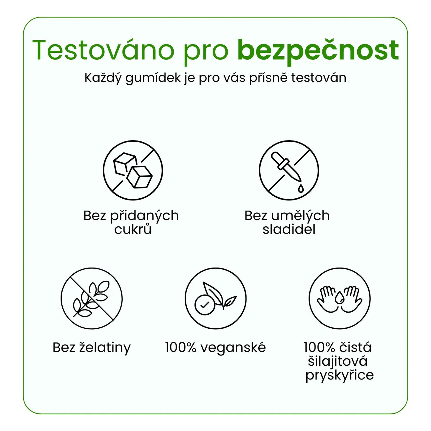 Čisté gummies Shilajit