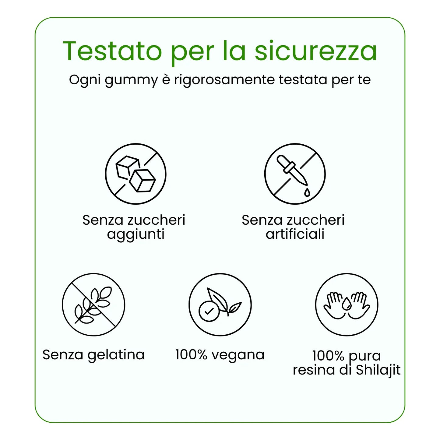 Caramelle gommose allo shilajit puro