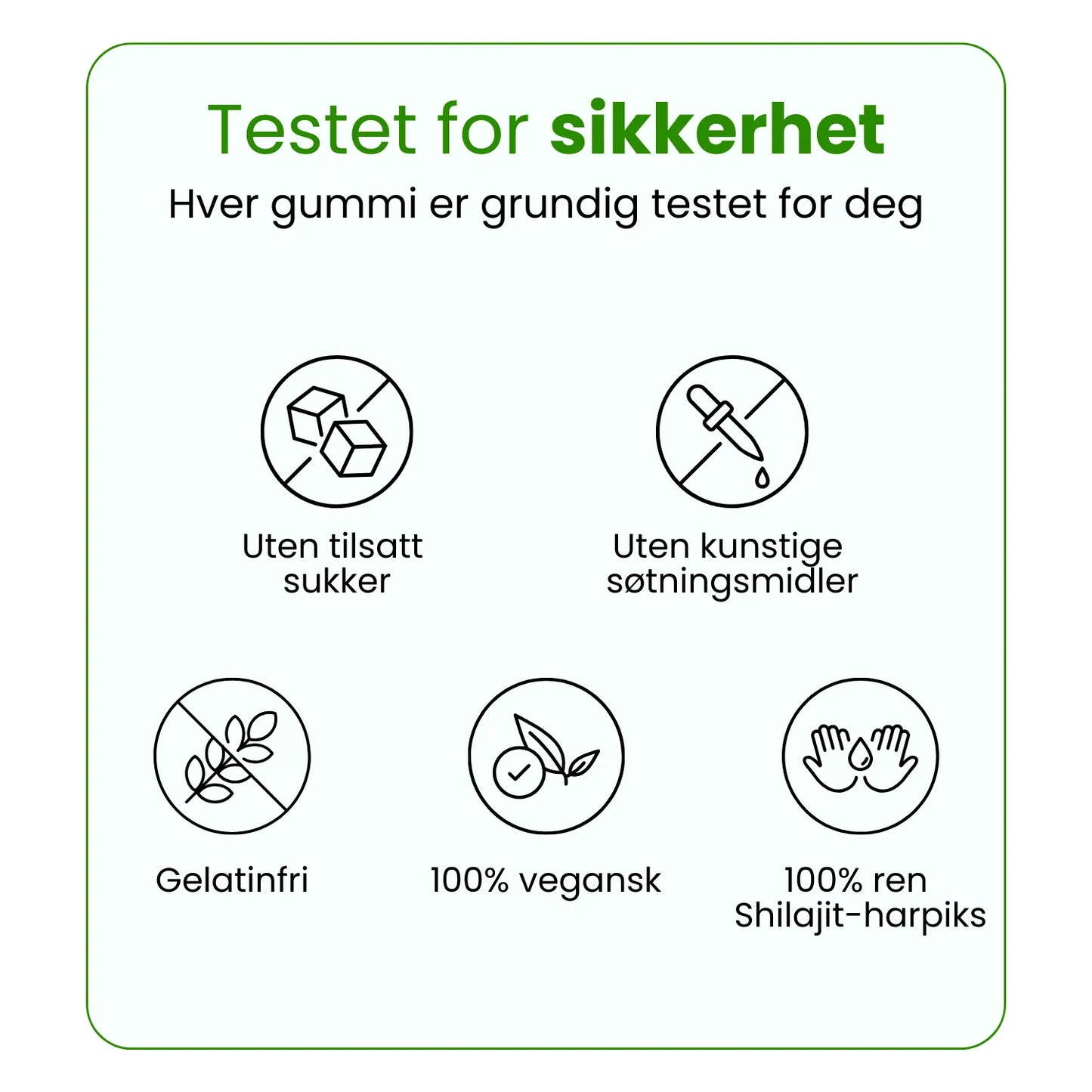 Premium Shilajit-gummier fra Himalaya