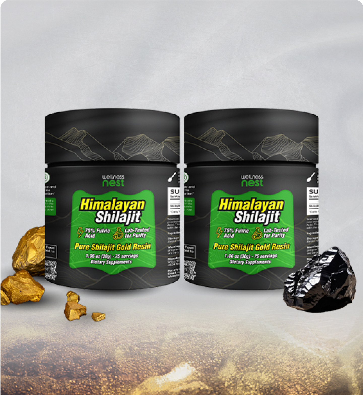 Himalayan Pure Shilajit Gold Resin - Wellness Nest