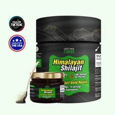 Résine d'or Shilajit pure de l'Himalaya 