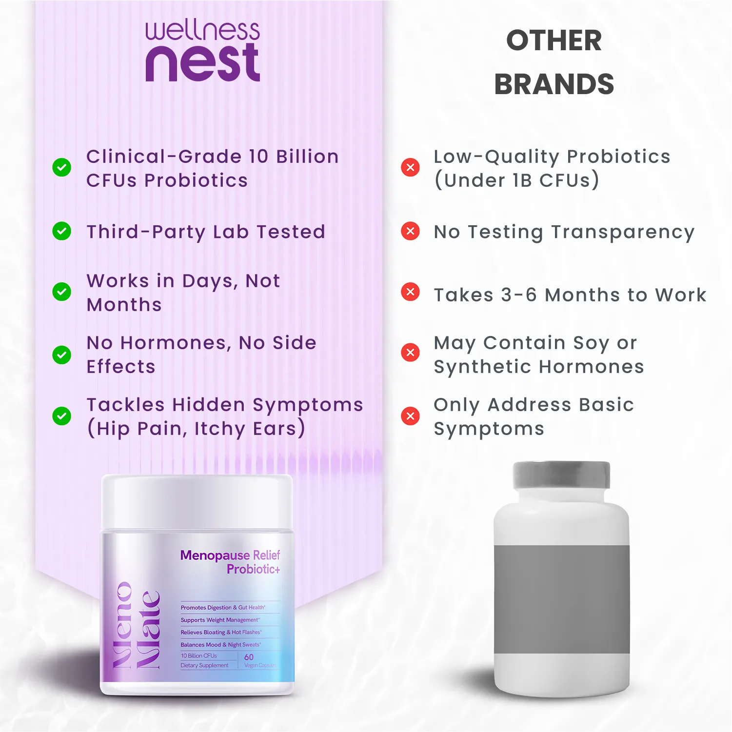 MenoMate -  Probiotics & Herbal Blend
