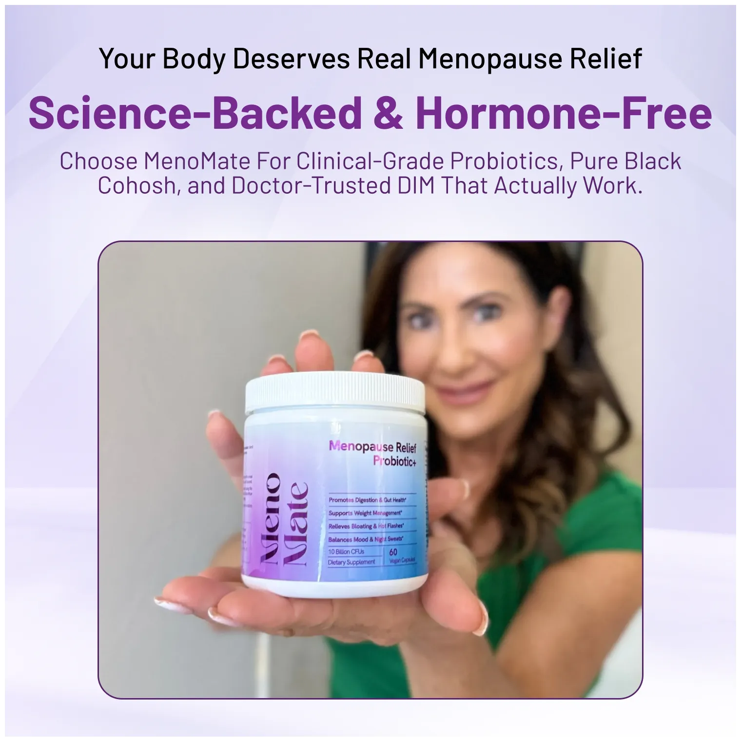 MenoMate -  Probiotics & Herbal Blend