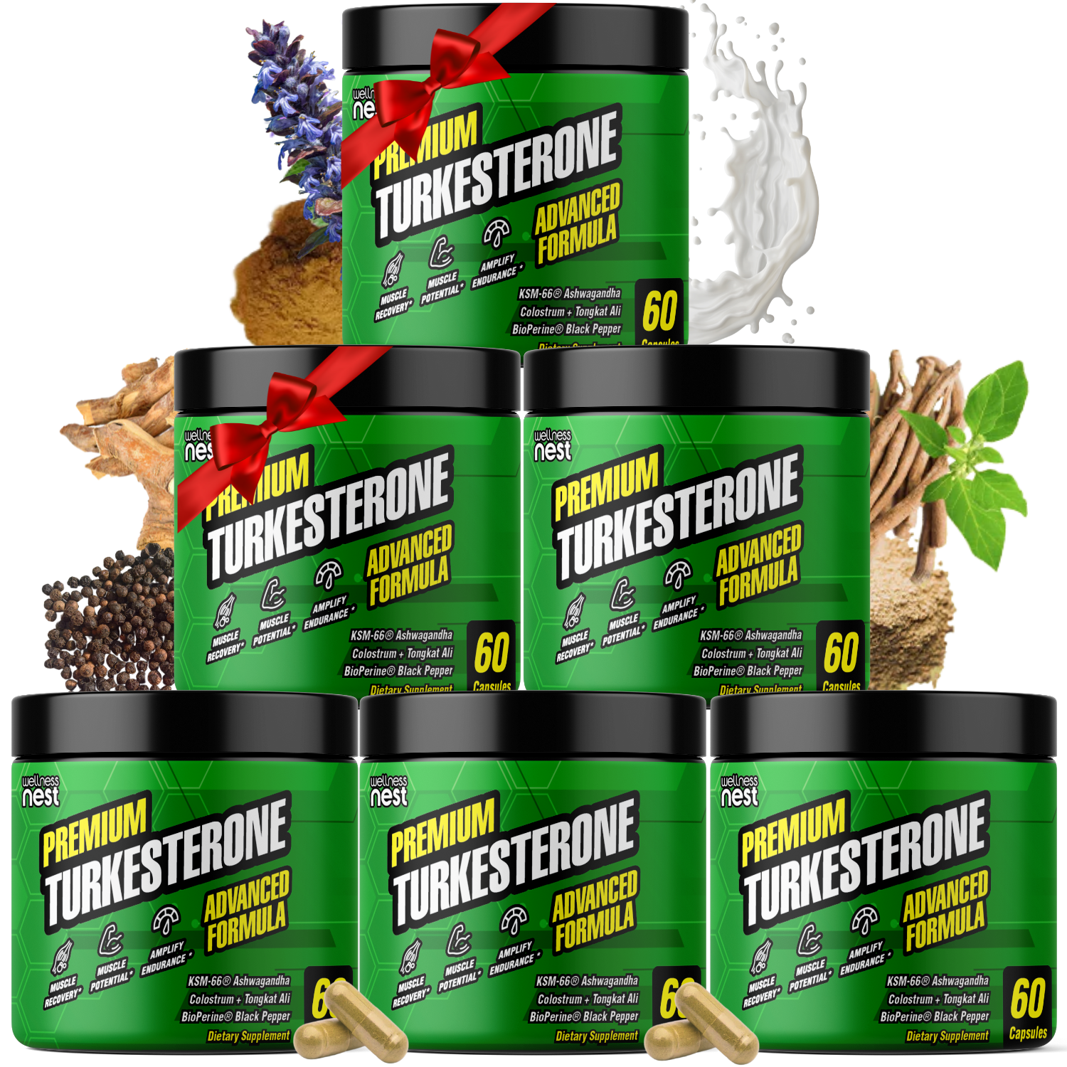 Turkesterone Advanced Formula - Buy 4 get 2 Free - Wellness Nest