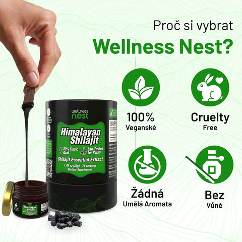 Himálajský Shilajit Extrakt