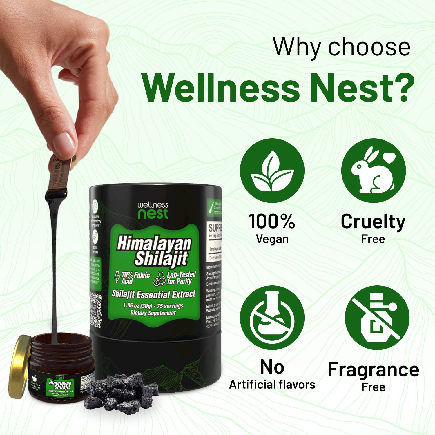 Shilajit Essential Extract 2025 - Wellness Nest