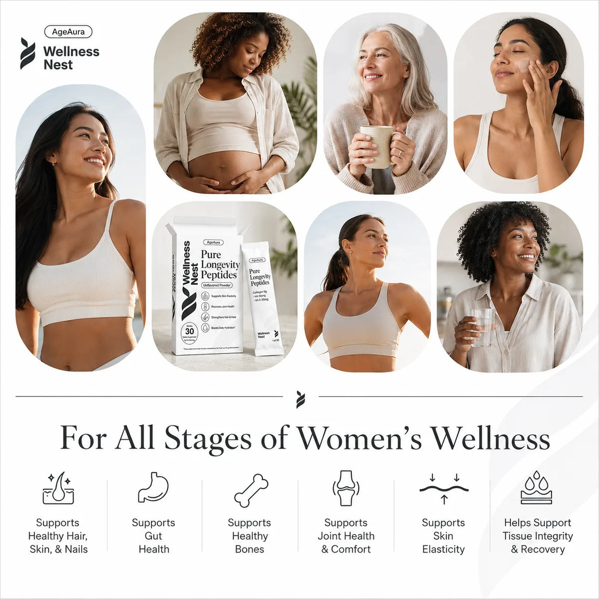 women wellness stages